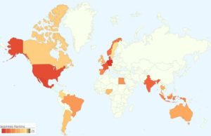 Twitter World Happiness Map